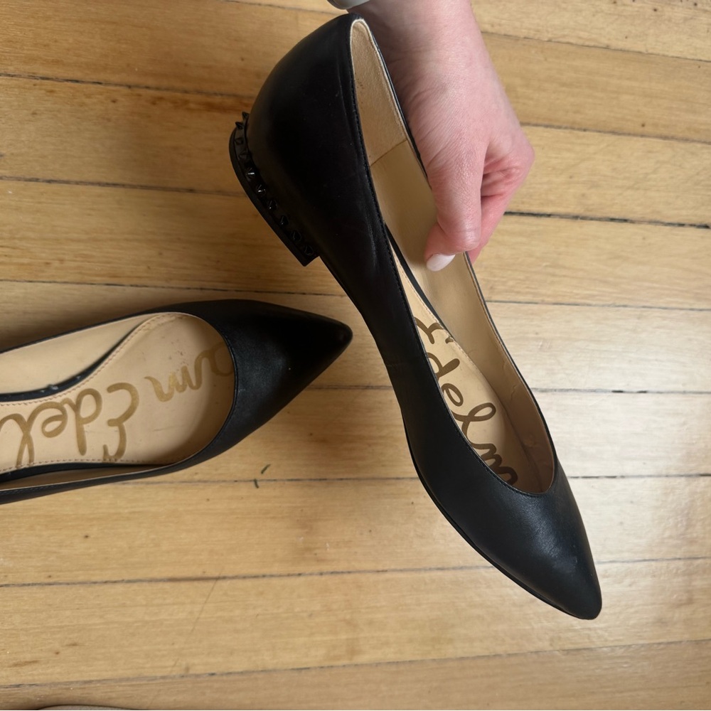 Sam Edelman Black Pointed Flats